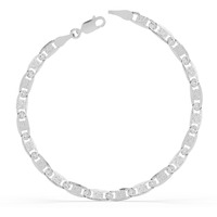 Clara Pure 925 Sterling Silver Designer Men Bracelet, Rakhi For Bhai Brother | 8 Inches |Gift For Men And Boys| With Certificate Of Authenticity And 925 Stamp