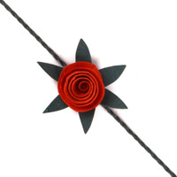 Plantable Seed / Bio Degradable/ Eco-Friendly Handmade Rakhi For Rakshabandhan With Seeds, Seed Paper& Rakhi, Roli Chawal- (Basil/Tulsi) For Kids Brother, Bhaiya, Environment Lovers