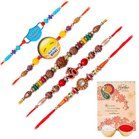 Archies Rakhi Collection For Rakshabandhan | Rakhi For Brother | Rakhi For Bhaiya And Bhabhi | Rakhi Combo Gift Hamper (Aspire-Modern Style Rakhi Combo)