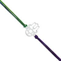 I Juels ; Live The Emotions Pure 925 Silver Blessed Hand Rakhi For Brother I Adjustable Thread Bracelet/Rakhi I Gift For Men & Boys| With Roli Chawal And Certificate.