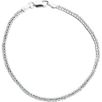 Clara Pure 925 Sterling Silver Byzantine Men Bracelet, Rakhi For Bhai Brother | 8 Inches | Gift For Men And Boys| With Certificate Of Authenticity And 925 Stamp