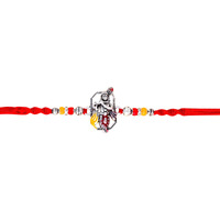 Fashion Frill Elegant Lord Krishna Passport Rakshabandhan Rakhi For Brother Bhai Men With Roli Chawal Rakhi For Brother Bhaiya Bhabhi