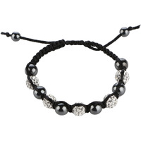 Ananth Jewels Men's Cotton 92.5 Sterling Silver Rakhi Bracelet For Brother (Pearl)
