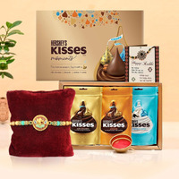 Tied Ribbons Rakhi For Brother With Chocolate Gift Combo - Premium Peacock Rakhi With Chocolates Box And Rakshabandhan Card Tikka - Gift For Brother Bhaiya Bhai Boys Men