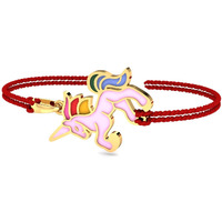 Kuberbox 18K Unicorn Kids Rakhi Cum Pendant For Brother