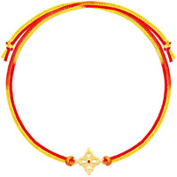 Giva 925 Silver Golden Floral Rakhi | Gifts For Men And Boys | Quirky Rakshabandhan Rakhi For Brother | Silver Rakhi For Boys & Men With Certificate Of Authenticity And 925 Stamp