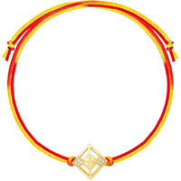 Giva 925 Silver Swastik Diamond Shaped Golden Rakhi | Gifts For Men And Boys | Quirky Rakshabandhan Rakhi For Brother | Silver Rakhi For Boys & Men With Certificate Of Authenticity And 925 Stamp
