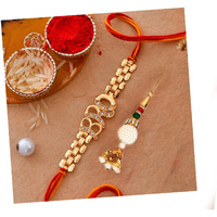 Craftvatika Rakshabandhan Rakhi Set Of 2 Exclusive Bhaiya Bhabhi Rakhi Set Bhabhi Lumba Pair Rakhi Couple Rakhi For Bhaiya Brother Bhai Bhabhi