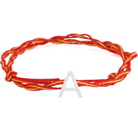 I Juels ; Live The Emotions Pure Silver Initials Name Silver Rakhi For Brother. Silver Initials Rakhi With Certificate (A)For Men