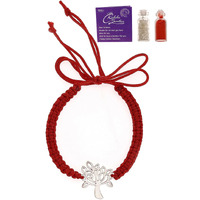Sukkhi Rakhi 925 Sterling Silver Kalpavrikshatree Of Life Silver Rakhi Bracelet For Men With Roli Chawal & Free Greeting Card With Certificate Of Authenticity | 925 Silver Rakhi For Brother| Rak106995