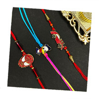 Mahi Combo Of Childrens Favourite Cartoon 3 Rakhis With Meena Enamel For Chota Bhai, Kids, Brother (Rco1105694G)
