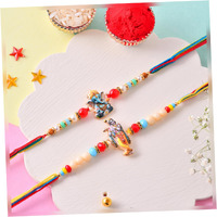 Craftvatika Rakhi For Brother, Rakhi Set Of 2, Ganesha Krishna Rakhi For Brother Bhaiya Boy Men, Raksha Bandhan Rakhis Combo Of 2, Rakhis For Rakshabandhan For Bhaiya Bhai