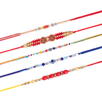 Fashion Frill Mens Rakshabandhan Rakhi For Brother Set Combo Of 5 (Rk236)