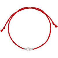 Zavya Men's 925 Sterling Silver Freshwater Pearl Freshwater Pearl Rhodium Plating Silver Rakhi | Rakhi For Brother- Rakshabandhan | Gift For Men & Boys |1 Year Plating Warranty | Gift For Brother