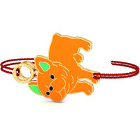 Kuberbox 18K Pug Gold Rakhi Cum Pendant For Brother
