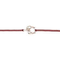 Dishis 14Kt Rose Gold Rakhi For Brother