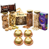 Nutri Miracle Rakhi Gift Pack | Dry Fruits Hamper Box For Raksha Bandhan Celebration | Festive Gift Hamper