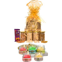 Nutri Miracle Rakhi Return Gift Hamper With Dry Fruits And Chocolates | Rakshabandhan Gift For Sister | Birthday Party Hamper
