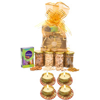 Nutri Miracle Rakhi Nuts And Chocolates Gift Hamper For Corporate Gifting | Gifts For Family & Friends