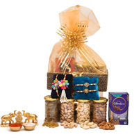 Nutri Miracle Raksha Bandhan Gift Pack With Dry Fruits, Chocolates, And Nuts  Ideal For Rakhi Gifting