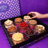 Healthy Treat Bada Dhamaka Rakhi Gift Hamper | Festival Gift Hampers | Birthday, Anniversary Gift | Wedding Gift | Healthy Gourmet Hamper | Healthy Roasted Snacks, Dry Fruits, & Berries Gift Box | Wholesome Corporate Gifting