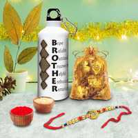 Exciting Lives Designer Rakhi With Brother Sipper And Chocolates Rakshabandhan Hamper  Gift For Raksha Bandhan, Rakhi, Rakshabandhan, Gift For Brother, Bro, Bhai, Siblings, Gifts For Brother
