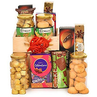 Nutri Miracle Rakhi Chocolates Return Gift Hamper | Corporate Gift For Staff, Boss & Friends | Chocolate Hamper For Marriage Couple