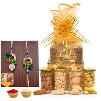 Nutri Miracle Gift For Rakhi Brother | Dry Fruits And Chocolates Gift For Rakhi | Rakhi Combo For Brother And Bhabhi | Rakshabandhan Gift For Sister | Siblings Gift Hamper