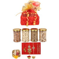 Nutri Miracle Rakhi Gift Box For Brother | Rakhi With Gift Combo For Brother | Gifts For Sisters On Rakhi With Dry Fruits | Raksha Bhandhan Gift For Siblings