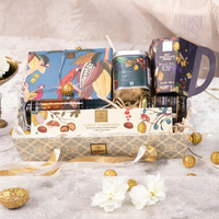 Zoroy Luxury Chocolate Moroccan Gift Combo Hamper | A Resuable Box With Assorted Gourment Goodies For Corporate Celebration Rakhi Diwali Christmas Anniversary Birthday Online Chocolate Gifts Sets