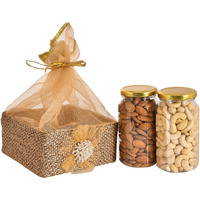 Nutri Miracle Rakhi Gift Hamper Basket With Dry Fruits