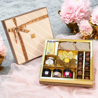 Zoroy Luxury Chocolate The Elegance Gift Hamper Of Chocolates, Dried Fruits, Assorted Goodies For Celebration Rakhi | Diwali | Birthaday | Valentine | New Year | Corporate Gifts For Employees - 505Gms