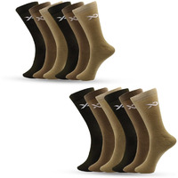 Xjarvis Texas Army Mens Cotton Formal Socks  Calf-Length Long Socks For Office, Dress, Daily Use  Odour-Free, Breathable, Sweat Control, Soft Elastic, Comfortable Wear  Pack Of 12
