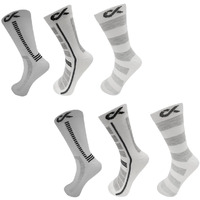 Xjarvis Rome Men's Solid Calf Crew Combed Full Length Cotton Formal Socks, Odour Free & Breathable, Running, Cycling & Gym, Ideal For Home, Office Wear, Free Size (White)