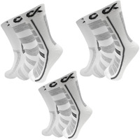 Xjarvis Rome Men's Solid Calf Crew Combed Full Length Cotton Formal Socks, Odour Free & Breathable, Running, Cycling & Gym, Ideal For Home, Office Wear, Free Size (White)