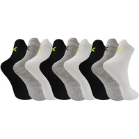 Xjarvis Rio Unisex Ankle Socks For Men & Women  Breathable & Odor-Free Cotton Socks For Gym, Running, Walking, Cycling, Daily & Office Wear  Free Size (Black, White, Grey)