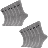Xjarvis Texas Mens Formal Crew Socks For Office, Business, School, Uniform & Work Use | Cotton Rich, Odour-Free, Breathable Calf-Length Socks For Men |Pack Of 12 (Grey)