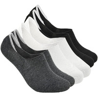 Xjarvis Premium 3 Pairs No Show Low Cut Loafer Socks For Men & Women Non Slip With Combed Cotton Socks For Sports, Running & Hiking, Pack Of 3, Multicolour (Free Size)