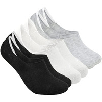 Xjarvis Anti-Slip No Show Low Cut Loafer Socks For Men & Women With Combed Cotton For Sports, Running & Hiking Pack Of 3 Multicolour (Free Size)