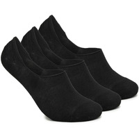 Xjarvis 3 Pairs No Show Low Cut Loafer Unisex Socks For Men & Women With Combed Cotton For Sports, Running & Hiking Pack Of 3 (Free Size) Black