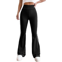 Toplot Women's Flare Leg Bell Bottom Pants Trouser (Pant-5159-Black-34)