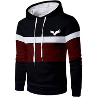 Toplot Men's Woolen Blend Hoodie With Hooded Neck (Pata-Hoodie-5145-Maroon-S)