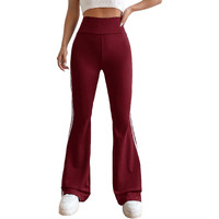 Toplot Women's Flare Leg Bell Bottom Pants Trouser (Pant-5159-Maroon-32)