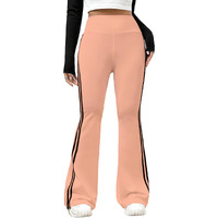 Toplot Women's Flare Leg Bell Bottom Pants Trouser (Pant-5159-Peach-36)
