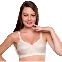 Trylo Women's Non-Wired Bra (Krutika Plain_Skin_38J)
