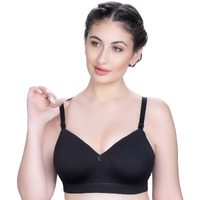 Trylo Women's Non-Wired Bra (Bestie_Black_40D)