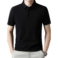 Toplot Men's Regular Fit Polo T-Shirt (Kia-Polo-5220-Black-S)