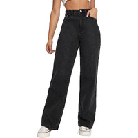 Toplot Jeans For Women || Women High Rise || Wide Leg Pants || Bell Bottom Jeans (Straight-Jeans-5204-Grey-28)