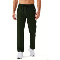 Toplot Track Pants For Men || Activewear Pants || Mens Joggers || Zipper Pocket || Casual Trousers || Stretchable (Sports | Gym | Yoga) (Track-Pant-5217-Olive-30)