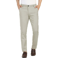 Toplot Men's Regular Fit Causal Trouser || Pant For Men || Trouser For Men (Patti-Pant-5205-Silver-28)